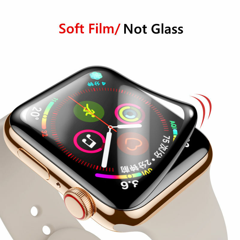 Защита экрана для Apple Watch Series 6 5 4 3 2 1, Защитная пленка для Apple Watch, стекло для защиты экрана 38 мм 40 мм 42 мм 44 мм
