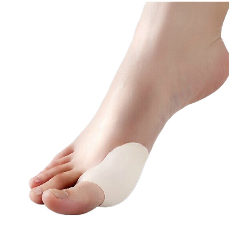 2 uds silicona con Gel para pies del dedo del pie separador dedo pulgar valgus juanete protector ajustador
