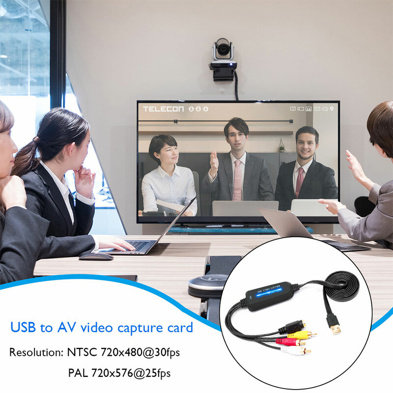 USB RCA สาย USB ชาย3RCA RGB หญิง AV Audio Converter สายสเตอริโอ Audio Video Cable Television อะแดปเตอร์
