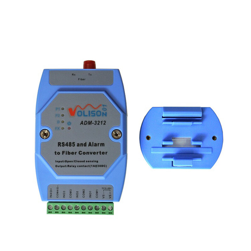 ADM-3212 Alarm Signaal Naar Fiber 2-Way Switch Optische Transceiver Met 1-Weg RS485 Infrarood Beam Gewijd