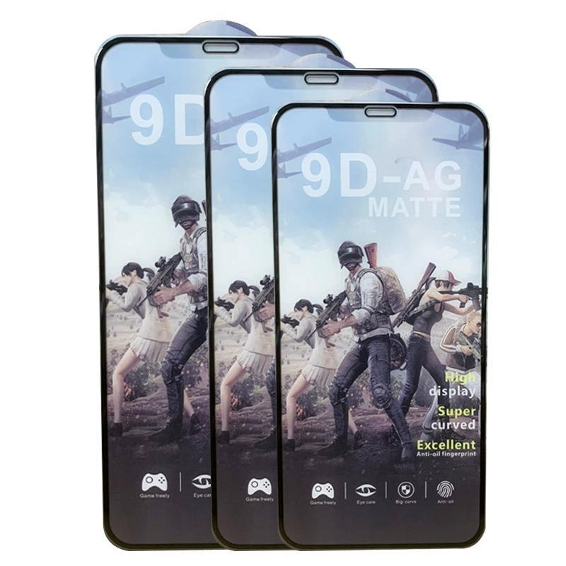 E-sport-protector de pantalla de cristal mate para iPhone, protector de pantalla para modelos 13, 12, 11 Pro Max, 6, 6S, 7, 8 Plus, SE, X, XR, XS Max
