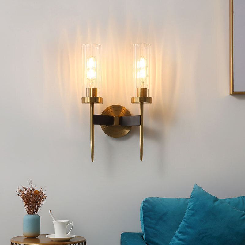 Настенный светильник Magpie в стиле постмодерн, минималистский фон для гостиной и телевизора, настенный светильник E27, роскошный креативный пр...