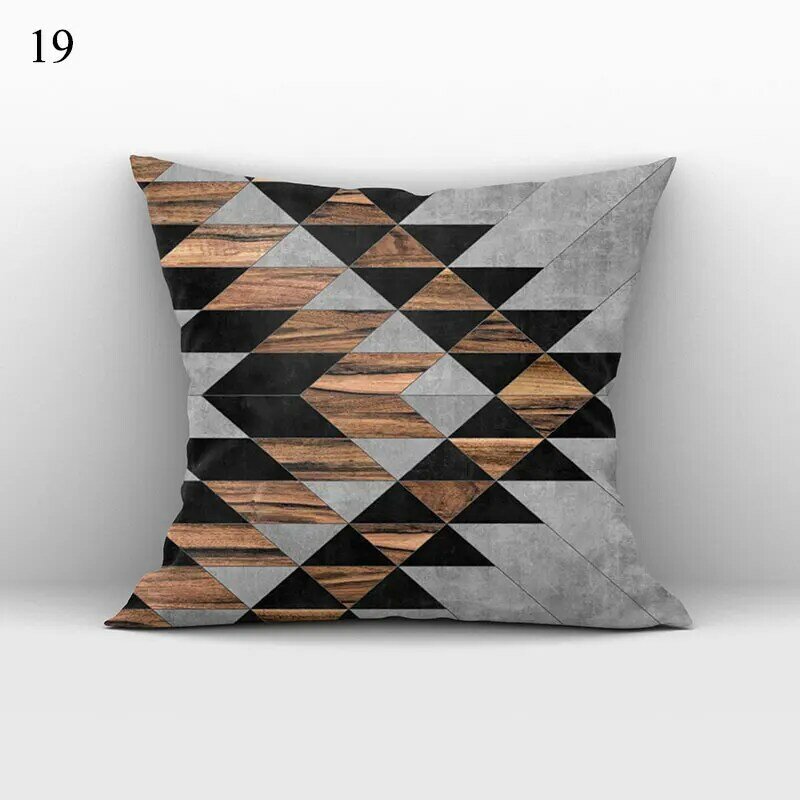 Housses de coussin avec motif géométrique, housses d'oreiller décoratives, motif ethnique Tribal, pour décoration de la maison, canapé, 45x45cm