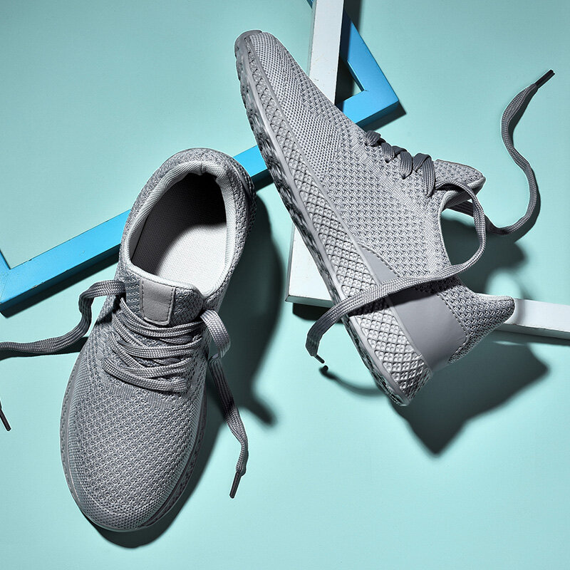 الرجال أحذية رياضية حذاء كاجوال 2021 جديد تنفس شبكة سوداء حذاء رجالي الربيع جودة عالية أحذية تنس حجم كبير Zapatillas Hombre