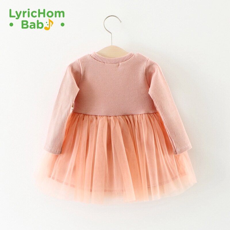 LyricHom Baby Mädchen Kleid 2020 Weihnachten Säuglings Kleid Baby Mädchen Kleidung Langarm slip Mesh Prinzessin Kinder Kleider für Mädchen