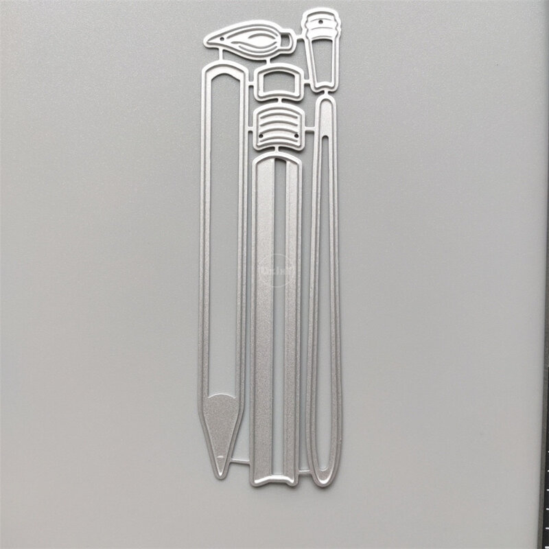 2021 lápis de escrita escova de corte de metal dados diy scrapbooking gravando papel photo frame carimbos modelo artesanato molde estênceis