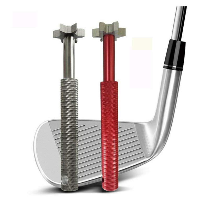 6 cores afiador de golfe clube grooving ferramenta afiação afiador de clube de golfe forte liga cunha clube de golfe grooving ferramenta de afiação