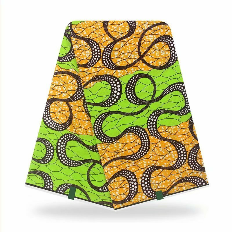 アフリカ生地ワックス生地綿高品質pagneホットワックス6ヤードアフリカアンカラ生地 · 縫製ドレス