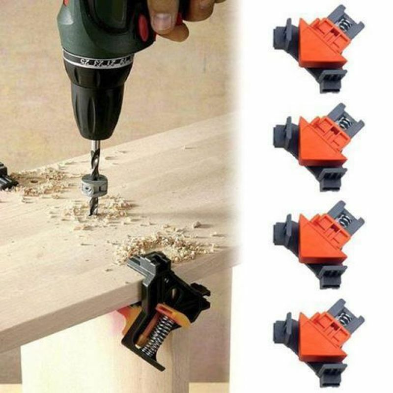 12PCS Set di morsetti 60/90/120 gradi morsetto angolare morsetti angolari in legno morsetto per telaio in legno supporto angolare utensile manuale per la lavorazione del legno