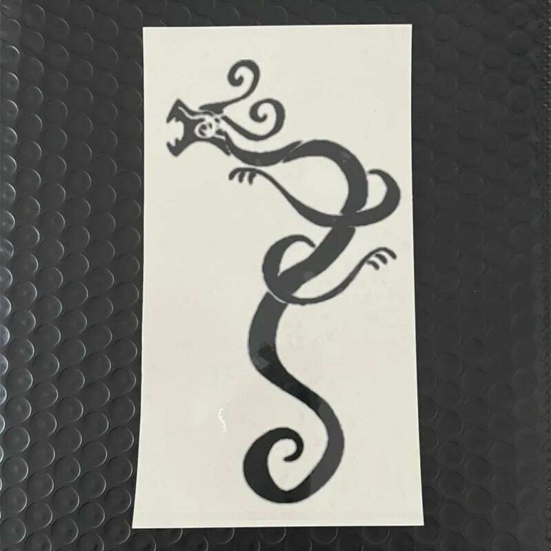 Водостойкая временная татуировка-наклейка с имитацией татуировки из Токийского рественсера