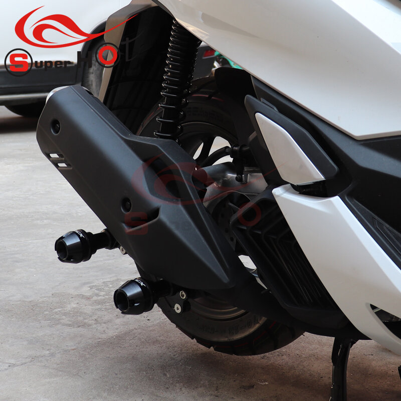 Аксессуары для Honda PCX160 PCX 160 150, глушитель на переднее колесо вилки, защита рамы трубы, ползунок, защита от удара