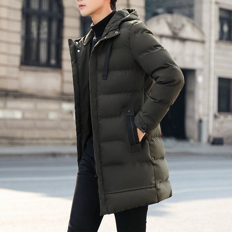 Coupe-vent épais pour homme, veste longue décontractée, manteau, de haute qualité, à la mode, Pike, grande taille 4XL, hiver