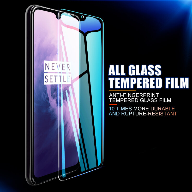 Funda completa templada de cristal para móvil, Protector de pantalla para OnePlus 7 7T, 6, 6T, 5, 5T, 3, 3T, 7, 7T, 3 uds.