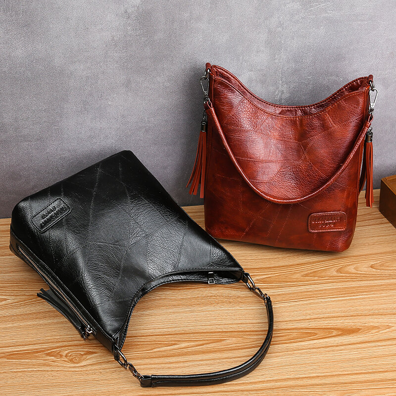 High Quality Leather Purses Crossbody Bags for Women 2021 New Female Shoulder Tote Purses Women's Fashion Handbags Sac Epaule
