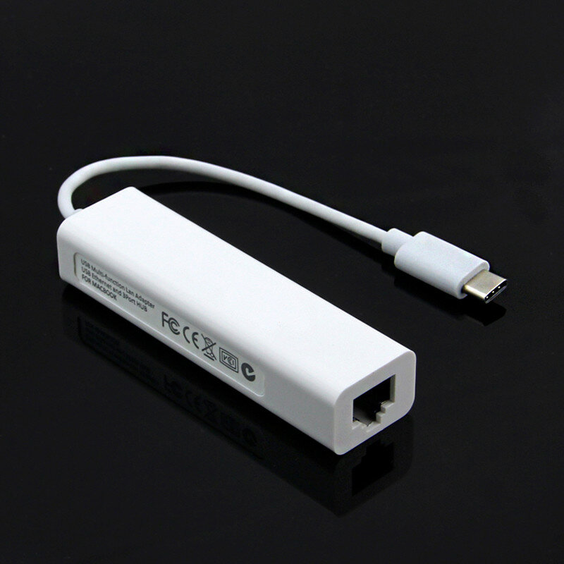 USB a Ethernet, USB 3,0 de 2,0 RJ45 Hub 10/100/1000M Ethernet adaptador de tarjeta de red Lan USB para Macbook Windows nueva oferta caliente