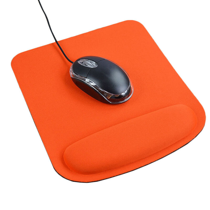 Novas chegadas engrossar eva mouse pad suave suporte de conforto de pulso óptica trackball mousepad jogo tapete computador mouse 5 cores