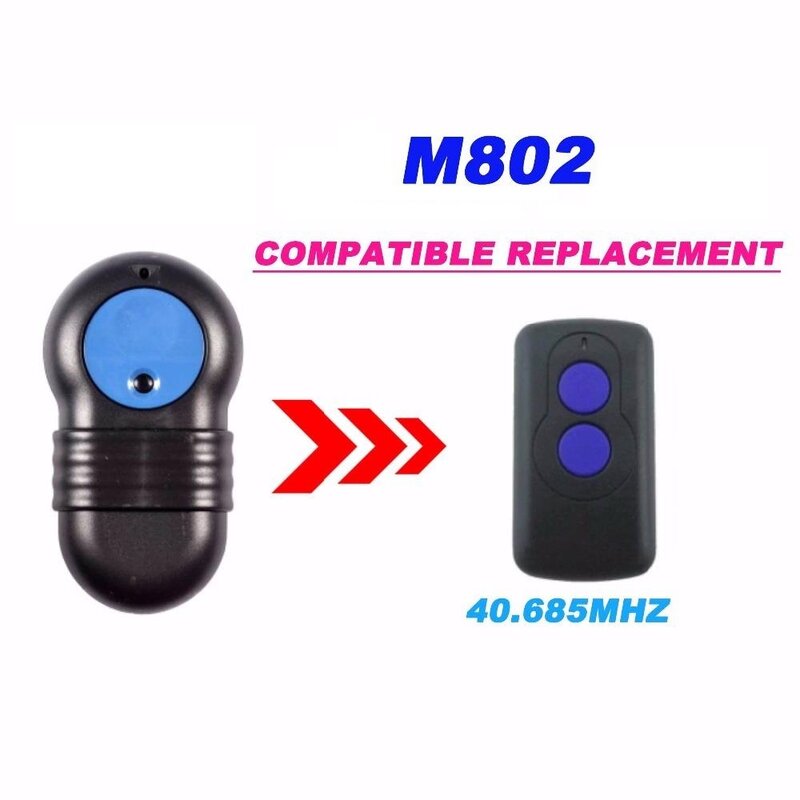 Para m802 m230t m430r controle remoto para abridor de porta da garagem