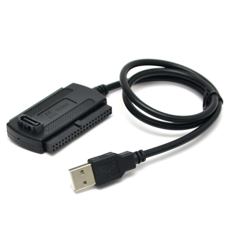 كابل محول USB إلى IDE لمحرك الأقراص الثابتة ، كابل محول التوصيل والتشغيل لـ ATA/ATAI LBA USB 2.0 إلى IDE/SATA 2.5 "3.5"