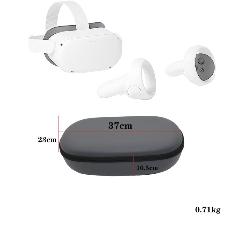 EVA Sacchetto Di Immagazzinaggio di Corsa Custodia protettiva Box Per Il Trasporto Della Copertura per-Oculus Quest 2 R9JA