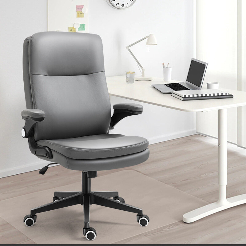 Confortável encosto pode girar elevador cadeira do computador escritório quarto estudo sala de reuniões lazer negociação cadeira