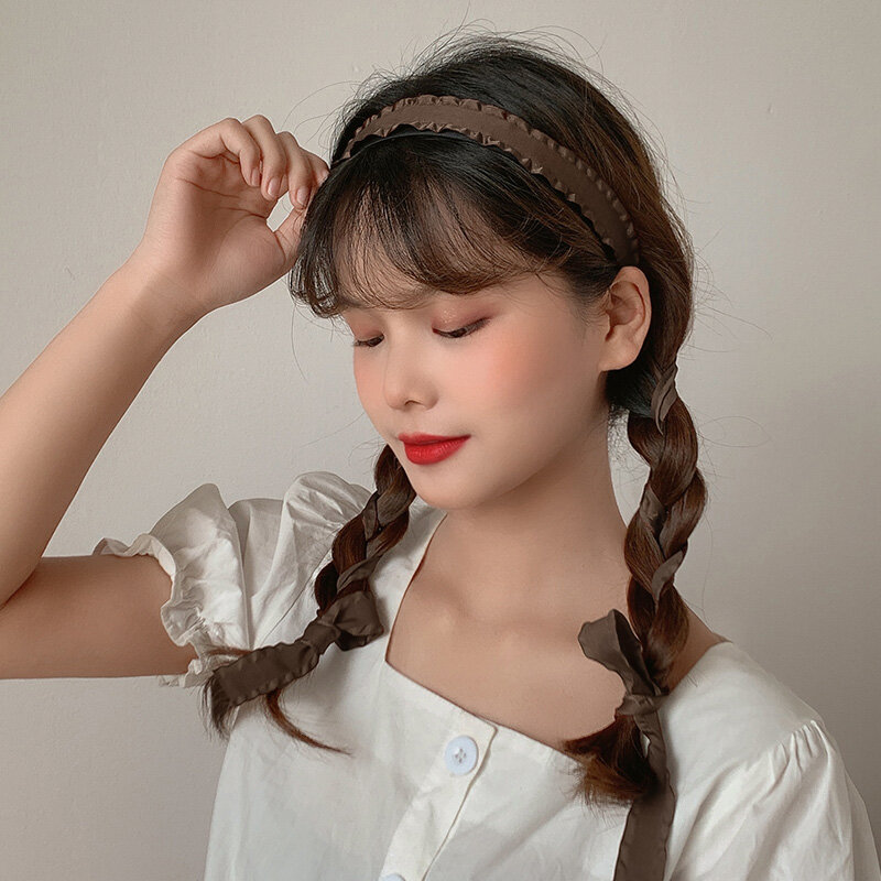 Hair Band Internet Celebrity 2021new Hair Tie Women's Outer Band Spring Retro French Broken Hair Hairpin Ribbon Headband