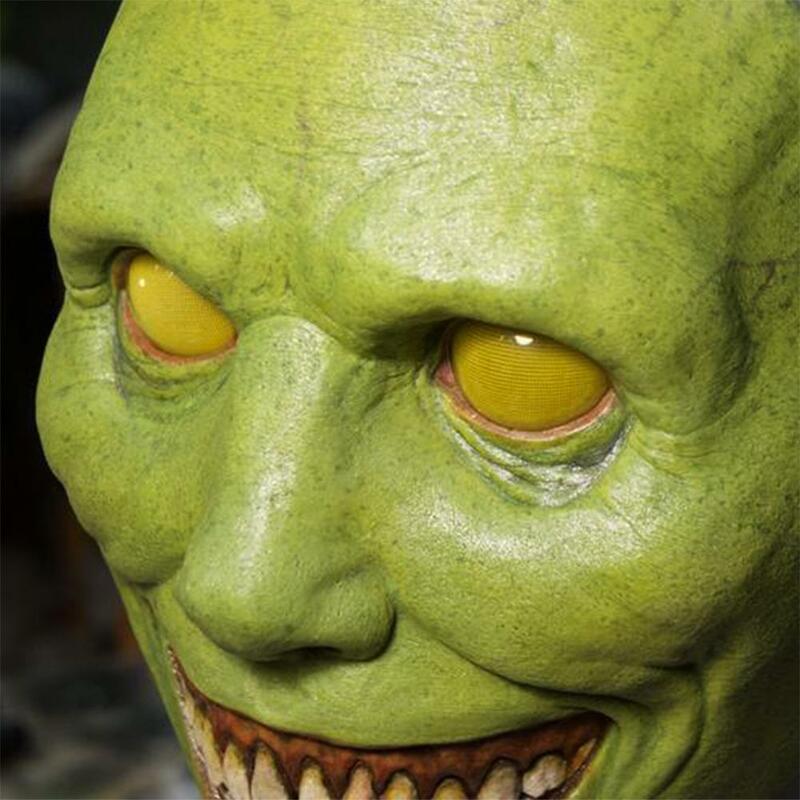 Halloween máscara de terror exorcista sorriso cosplay decoração adereços tamanho livre