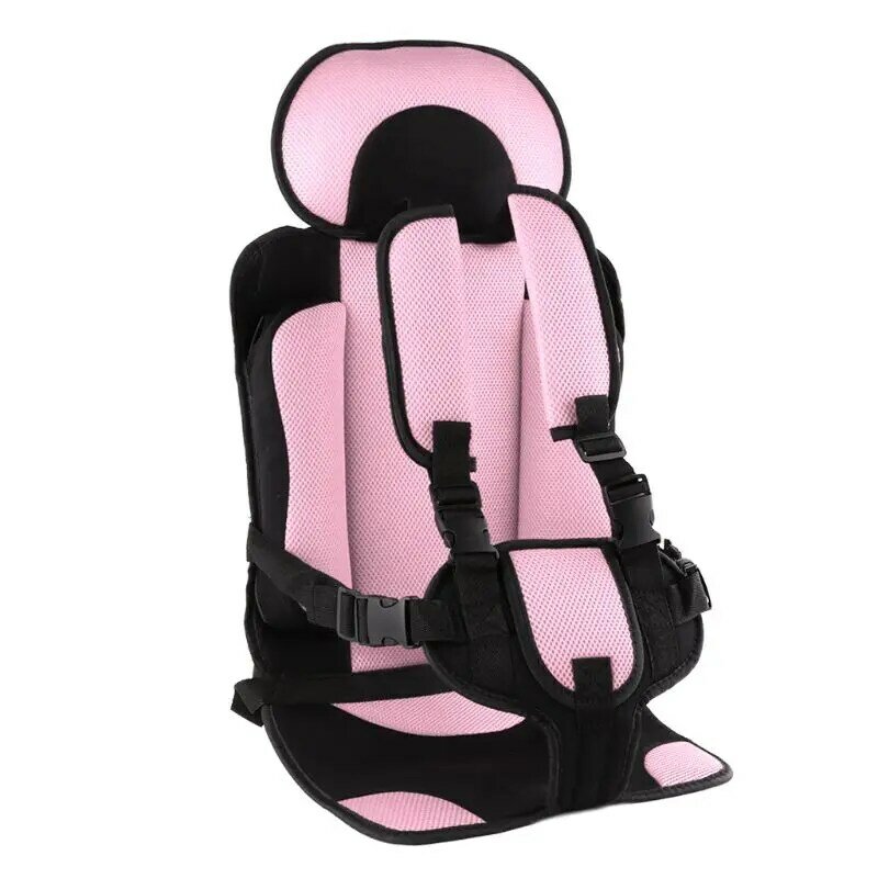 Cojín de asiento de seguridad para bebé de viaje 1-5T con cinturón de seguridad infantil, tapete de tela, portabebés G8TE