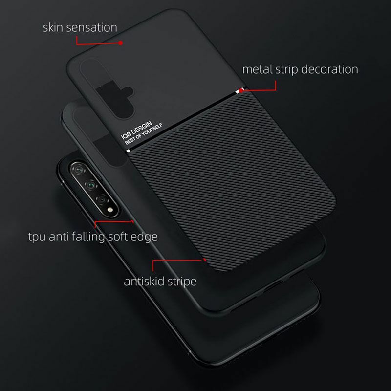 For Huawei Honor 20 Pro 8 9 10 Lite 20i 9i 9 10 8 X Max note10 Case Frosted Stripe Honor V 8 9 10 20 30 Silicone Cover