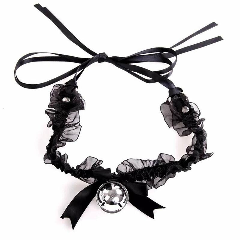 Schwarz Punk Choker Charm Stretch Gothic Tattoo Colliers Halskette Set für Frauen Mädchen