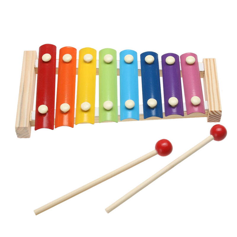 Imitat-أداة موسيقية للأطفال ، لعبة إكسيليفون بإطار خشبي ، ألعاب تعليمية للأطفال ، مع 2 مطرقة ، 2020