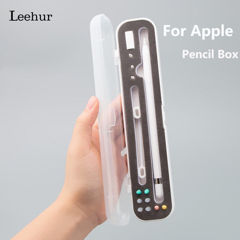 Caixa de lápis para apple lápis 1/2 caixa de armazenamento apple lápis caixa de proteção apple stylus caixa para apple lápis 1 2 acessórios