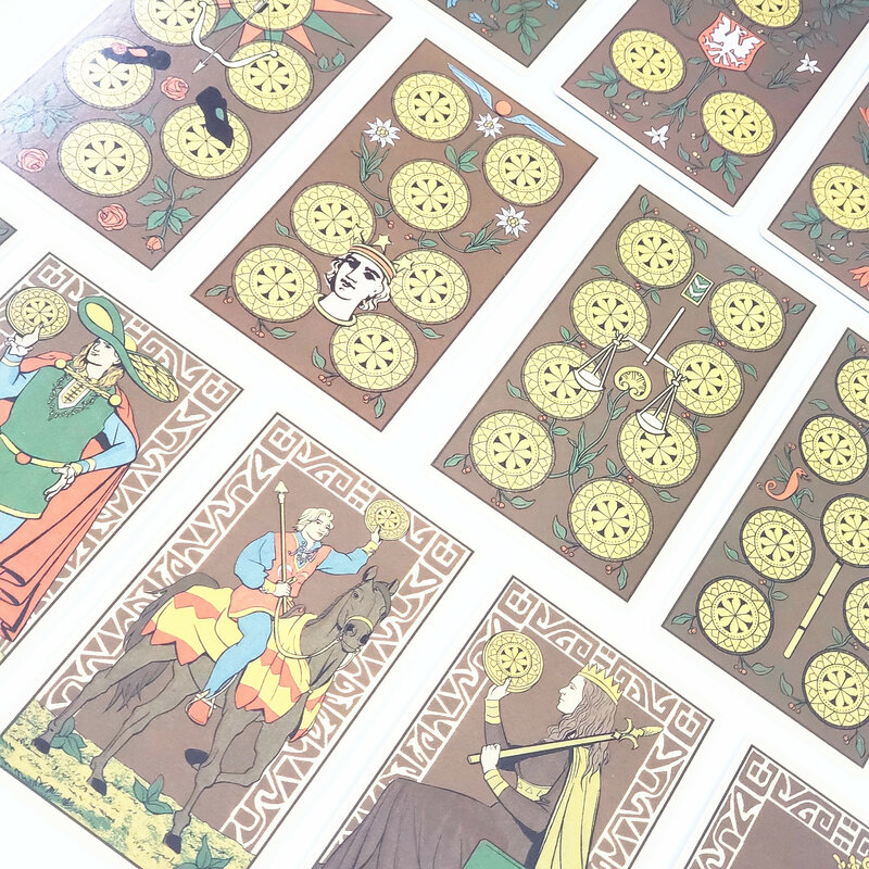 2021 novo tarô simbólico de wirth festa tarô deck suprimentos tabuleiro jogo festa jogando cartões 78 pçs tarô