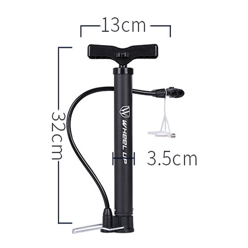WHeeL UP Portable Bicycle Pump 120 PSI High Pressure Cycling Ball Inflator Standing Bike Hand Motorcycle Tyre