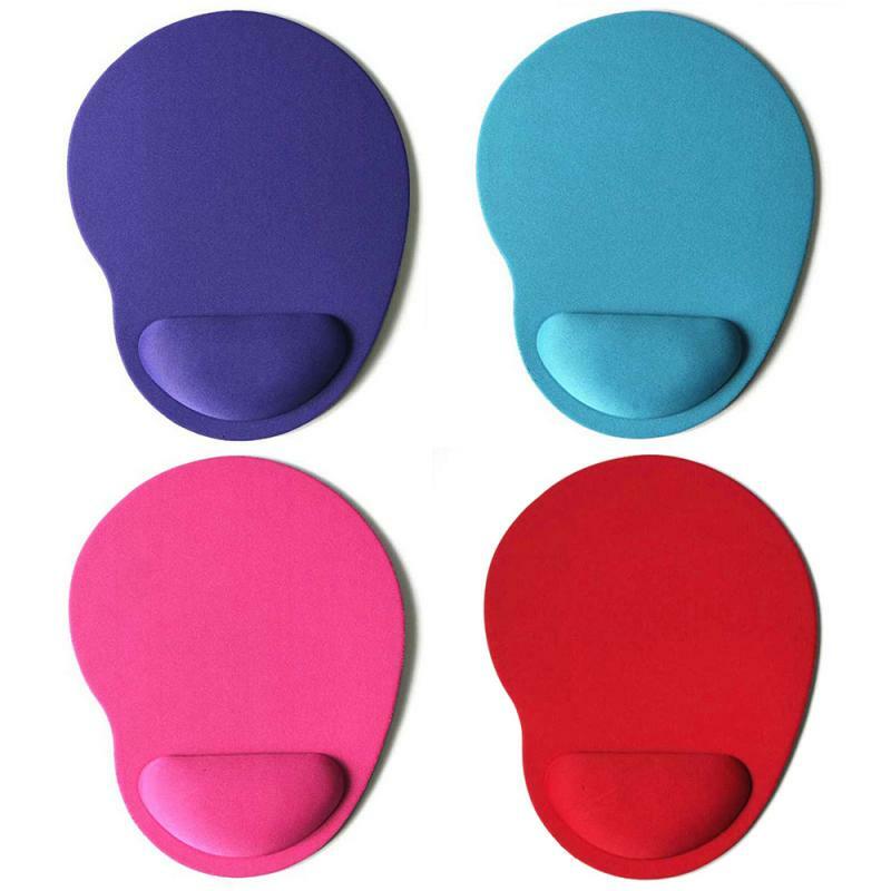Nueva pequeña forma de los pies Mouse Pad apto para confort de muñeca de Color sólido Juegos de ordenador alfombrilla creativo EVA almohadilla blanda para ratón 1 Pc