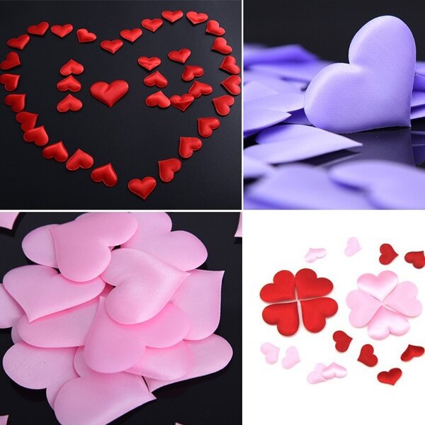 100Pcs/Tas Pernikahan Dekorasi Melempar Meja Kelopak Bunga Dekorasi Valentine 'S Day (Hari Valentine Dekorasi Pesta Fashion