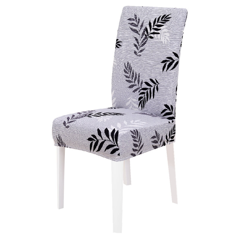 Housse de chaise imprimée florale extensible maison chaise de salle à manger couvre multifonction Spandex tissu élastique protecteur de siège universel