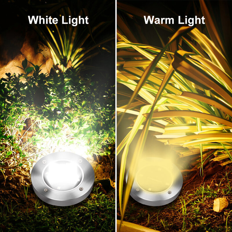 10 قطعة مصباح LED بالطاقة الشمسيّة مصابيح حديقة إضاءة خارجية للطاقة الشمسية أضواء الطاقة الشمسية مقاوم للماء في الحديقة درب ساحة حديقة الديكور