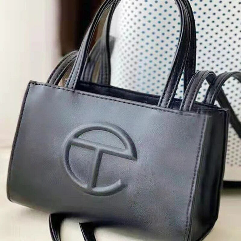여성을위한 유명한 디자이너 구매자 토트 패션 가죽 브랜드 숙녀 어깨 메신저 가방 2021 새로운 럭셔리 핸드백 Telfar 가방
