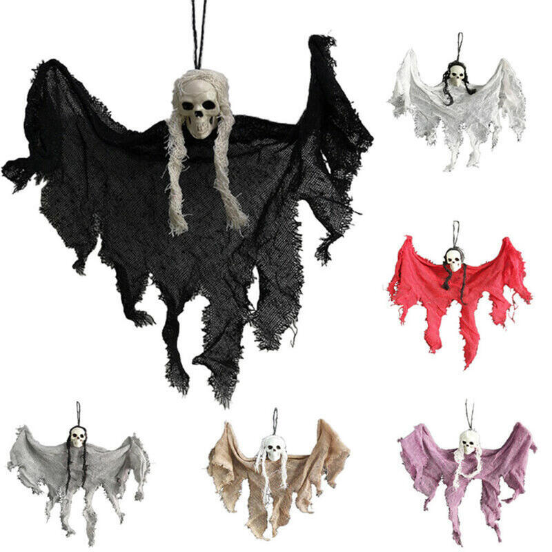 Halloween Opknoping Skull Head Ghost Spookhuis Escape Horror Props Ornament Halloween Party Decoraties Voor Huis Terror Scary
