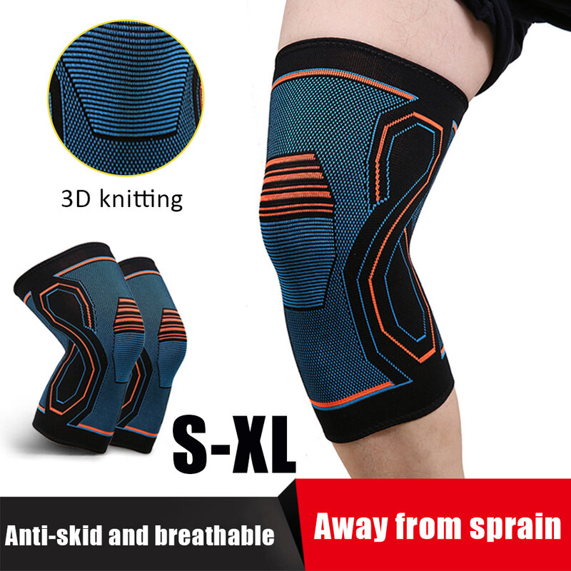 Fitness knee pad malha esportes ao ar livre ciclismo joelho proteção compressão joelho cinta manga unisex equipamentos de exercício