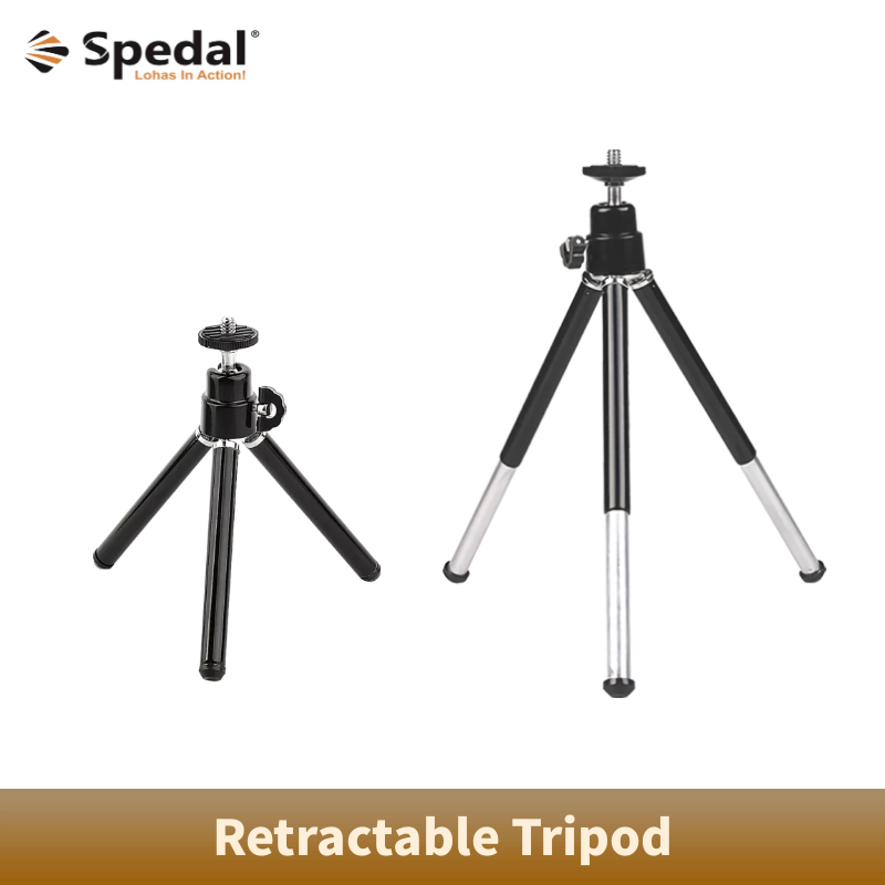 Tragbare Tripode Leichte Reisetasche Stehen Tabletop Video Mini Stativ mit 360 Grad für Kamera Telefon DSLR
