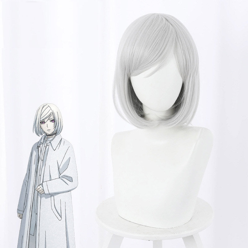Disfraz de Anime Akudama Drive Cutthroat Satsujinki, trajes blancos para adultos, mujeres, hombres, gabardina, camisa, disfraces de Halloween