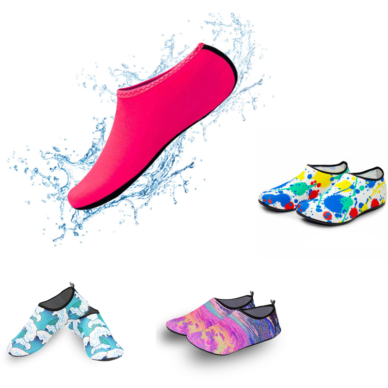 Scarpe da acqua uomo donna calze da nuoto stampa colore estate Aqua Beach Sneakers mare Sneaker calze pantofole per uomo donna