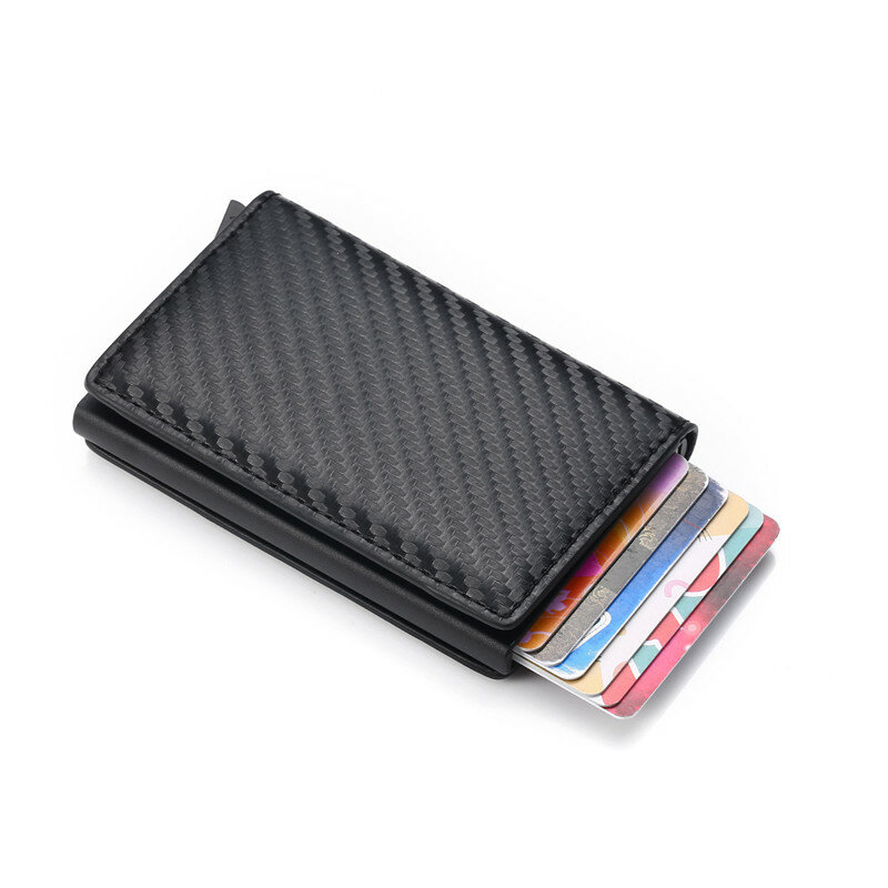 Кошелек ZOVYVOL 2021, алюминиевый металлический мини-кошелек для кредитных карт, Умный кошелек, визитница с застежкой и Rfid-блокировкой, безопасно...