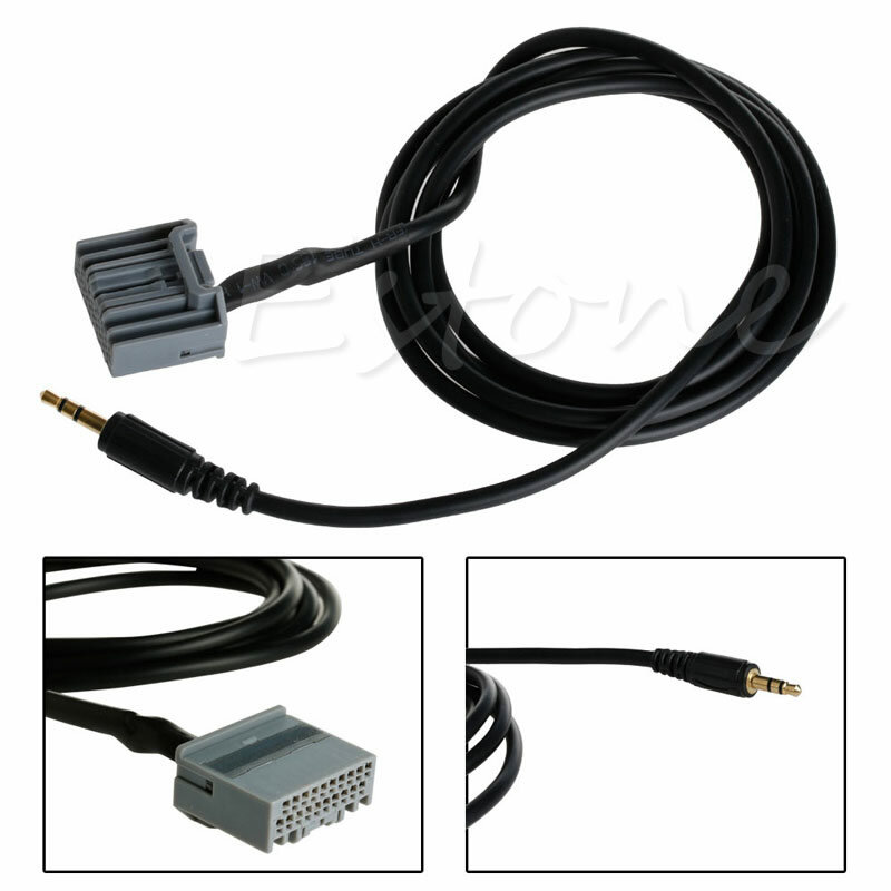 3.5mm Audio Car GPS Cable AUX Adapter For Honda Civic 2006-2013 Input Connector