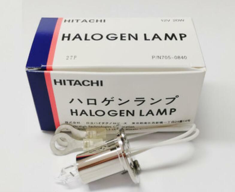 Kompatibel HITACHI 705-0840 12V 20W halogen lampe 7020 7170 7180 7600 biochemischen analysator 12v20w licht lampen, verwendet Japan perlen