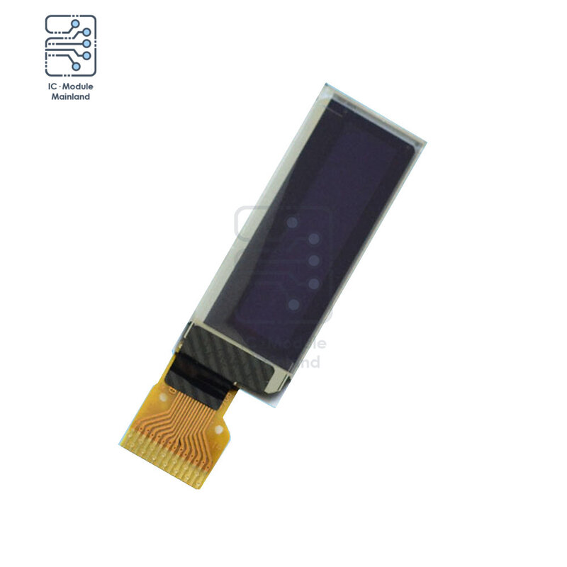 0,91 inch OLED Display Modul 0.91 "SSD1306 IIC I2C Interface 14Pin 128*32 Weiß für Arduino