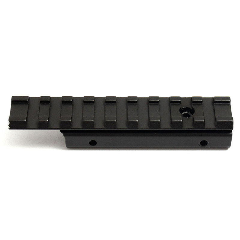 Adapter szyny przedłużającej 11MM jaskółczy ogon do 20MM Weaver Picatinny Converter niskoprofilowa płyta montażowa Rifle Rail Mount Hunt akcesoria