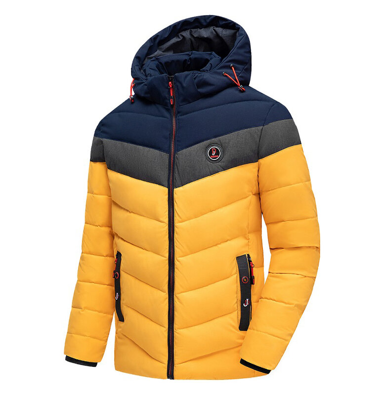 남성 캐주얼 따뜻한 두꺼운 방수 자켓 파카 코트, 새로운 가을 아웃웨어 방풍 모자 파카 자켓, 2021 겨울