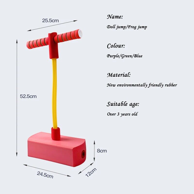 Bastone da salto per bambini alta altezza artefatto rana salto equilibrio attrezzatura da allenamento bambola per bambini salto buttafuori #3